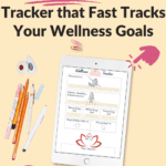 Mockup of the Health & Wellness Habit Tracker on a tablet