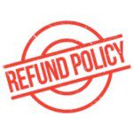 Refund policy stamp