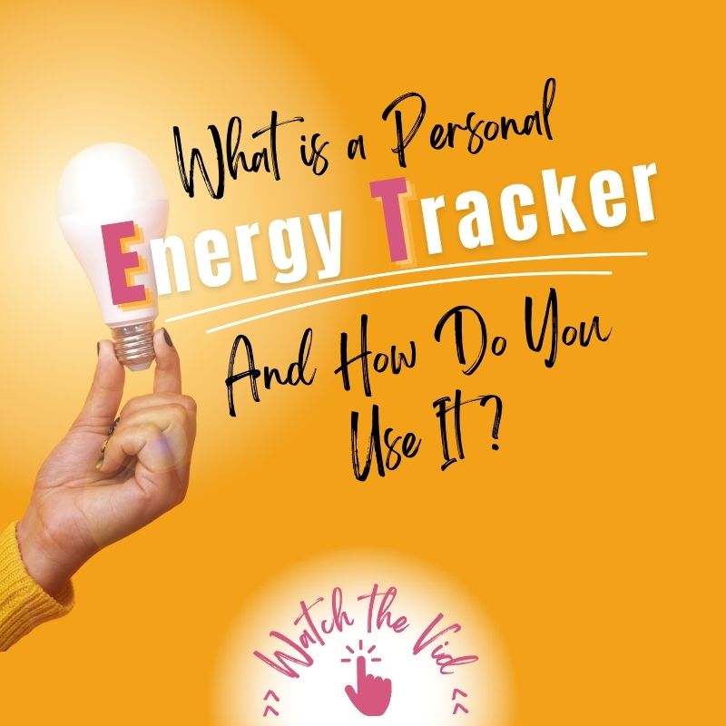 Energy tracker video link button.
