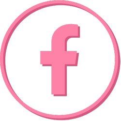 Pink Facebook icon