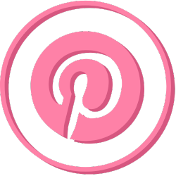Pink Pinterest icon